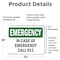 Signmission Safety Culture Sign, 24 in Width, Vinyl Decal, Rectangle OS-2PACK-EM-D-1824-L-10395 - alternate 3